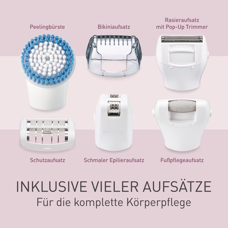 Panasonic ES-EY90-A503 Wet/Dry Epilator, Dual Disc with 60 Tweezers, 90°