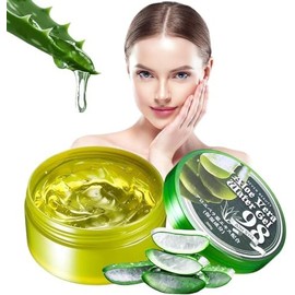 Elitzia Organic Aloe Vera Gel Korean Skincare Hidratante Facial Corporal 90% Gel Puro de Aloe Vera Cuidado Capilar Hidratante Mujeres Calmante y Reparador de la Hidratación Cuidado de la Piel Antienvejecimiento Aftersun 310g