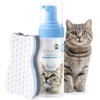 Mooncat Waterless Cat Shampoo+Cat Brush, Licking Safe Dry Shampoo for