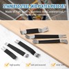 Saihisday 6PCS Patio Paver Removal Tool, Stainless Steel Paver Extractor