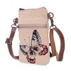 COTT N CURLS Exotic Butterfly Cell Phone Purse - 8"