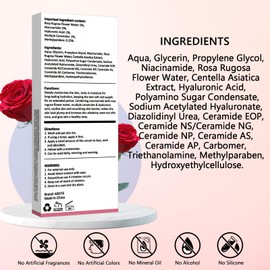 Travel Skincare 5% Niacinamide Serum with 5% Damascus Rose Water for Face Deep Hydration, Soothes Skin, Enhances Elasticity (3 Pack 0.507 fl.oz | 15ml)