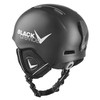Black Crevice Children's Ski Helmet, black, 1
