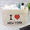 Azeeda Large 'I Love New York' Canvas Organiser/Storage Bag (OR00021710)