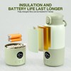 Portable Bottle Warmer for Travel, 2-Min Fast Heating Baby Bottle