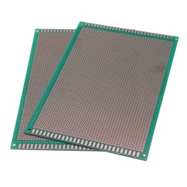 Sscon 2pcs 12x18cm Single Sided Prototype PCB Universal Printed Circuit Board for DIY Soldering