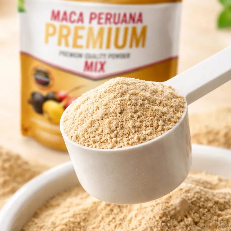 Maca Mix Mezcla Amarilla Roja Negra Peruana 500 Incluye Scoop