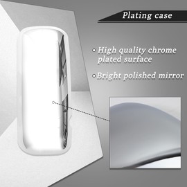 Sterlix Door Mirror Covers Fit Kenworth T660 T170 T270 T370 T440 T470 T800 T600 Mirror Cover Replacement Driver Side Left Kenworth Mirror Accessories (Chrome)