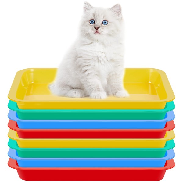 Tessco 8 Pcs Small Kitten Litter Box 11 x 8.5