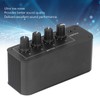 Stereo Sound Mixer,4 Channel Headphones Amplifier Input and Output,Mini Stereo