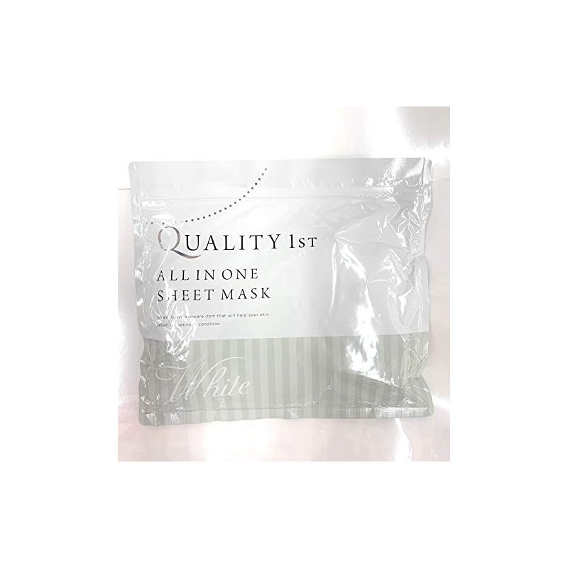 Quality First All-in-One Sheet Mask, White ex 30 Sheets