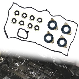 Engine Valve Cover Gasket Set for Acura ILX 2016-2020, for Honda Accord 2.4L K24 EX EX-L LX LX-S Coupe CR-V Sport Sedan 2-Door 4-Door 2013 2014 2015 2016 2017, Replace 12030 5A2 A01 VS50887 VS50916
