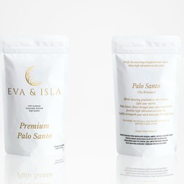 Eva & Isla Premium Thick 7-Piece Palo Santo Sticks Ethically Certified & Sustainably Sourced Holy Wood for Cleansing and Aromatic Bliss Bursera