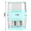 Waremew 1PCS Manual Pencil Sharpener with Eraser, 2 Sharpening Holes