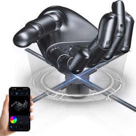 3D Hologram fan,62cm Hologram fan 2000*1444PX Resolution 722pcs HD LED Beads - Holographic Video Advertising Projector Support APP+Bluetooth Audio+WIFI (24.4inch 16G)