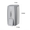 PLUSSEN Soap Dispenser Wall Mount Adhesive Commercial Soap Dispenser 800ml