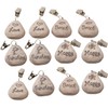 ToCi 12 x Tablecloth Pompoms Set - Tablecloth Weights &