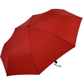 iX-brella Trekking Pocket Umbrella XXL with Shoulder Bag, dunkelrot, Pocket umbrella XXL