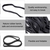 Heavy Duty Rubber Bands 20 Pcs Large Black Thick Elastic