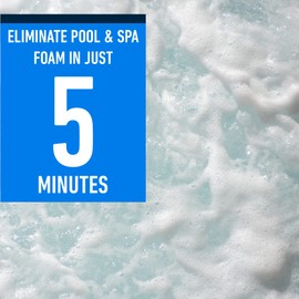 Hot Tub, Pool & Spa Defoamer (1 Gallon / 128oz) – Quickly Removes Foam Without The Use of Harsh Hot Tub Chemicals, Eco-Friendly & Safe with Silicone Emulsion Formula. Get The Foam Down