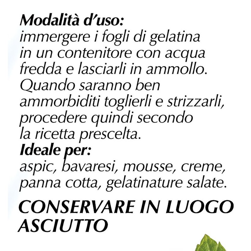 Rebecchi Gelatina Fogli Buste - Pacco da 20 X 20