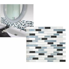 Smart Tiles Muretto Brina 10.2 in x 9.10 in Vinyl Peel and Stick Tile 4-Pk