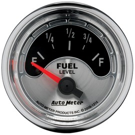 Auto Meter 1214 American Muscle 2-1/16" Short Sweep Electric Fuel Level Gauge for GM