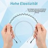 Pack of 6 Women's Invisible Non-Slip Elastic Sports Hair Bands