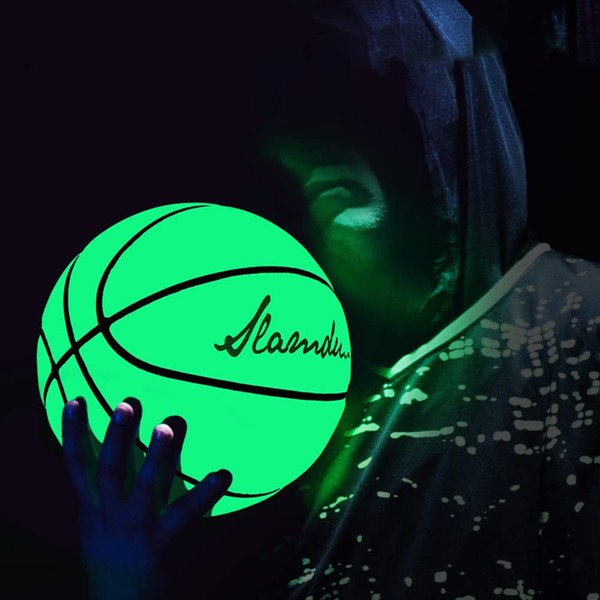 Glow in the Dark Basketball Size 7 Reflective Basketball with