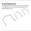 Intercooler Hose Retainer Clips, Anti-Crack Anti-Scratch 3 Pieces Heavy Duty
