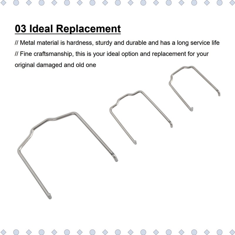 Intercooler Hose Retainer Clips, Anti-Crack Anti-Scratch 3 Pieces Heavy Duty