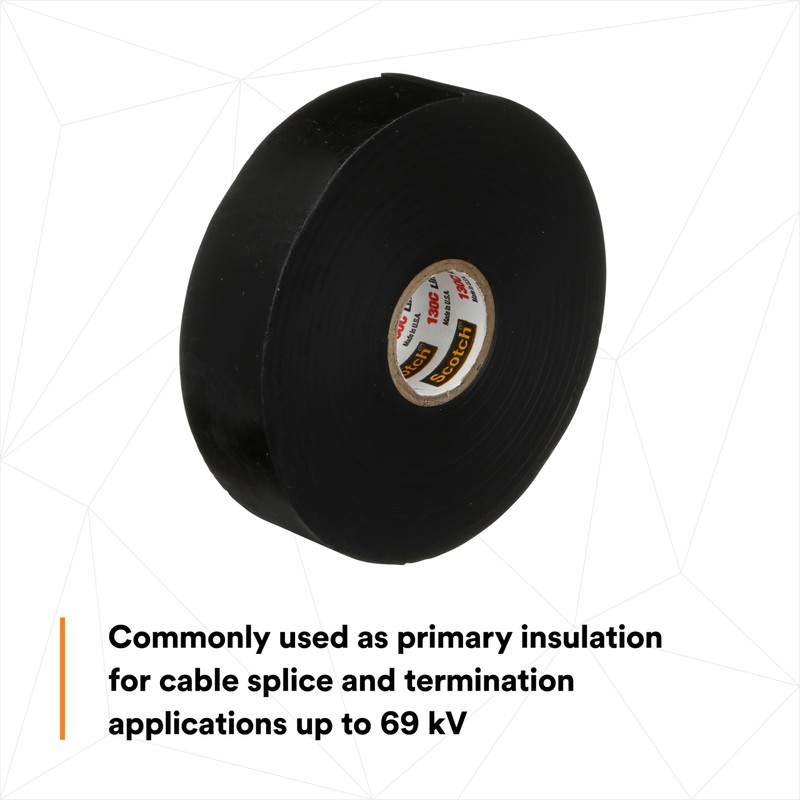 3M Scotch Linerless Electrical Splicing Tape 130C for Wires and