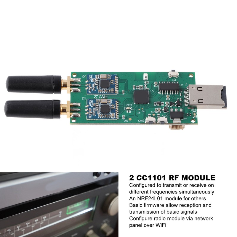 RF Transceiver Module Wireless WiFi Network Security Tool 300MHz‑348MHz 387MHz‑464MHz