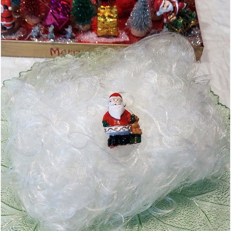 Angel Hair - White Spun Glass German - Christmas Decorations