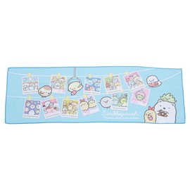 Inukai Towel Sumikko Gurashi (Cool Towel) Bottled Cooling Face Towel, Summer, 35.4 x 11.8 inches (90 x 30 cm), Atsumaru
