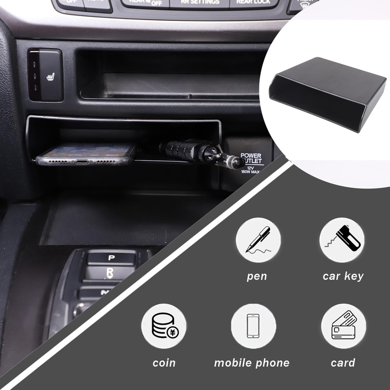 HIRUFAIT Center Console Organizer Tray for Honda Pilot 2016-2022/ Ridgeline