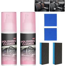 Polishing Cleaner for Car Interior Detailing,Car Interior Cleaner,Vehicle Interior Polish for Rubber, Leather