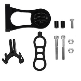 Bike Handlebar Extended Out-Front Mount, Black Bike Computer Combo Mount with Extension Holder Bracket, for 's Edge, Combo Mount, Niterider Adapter, and Sports Action Camera