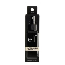 E.l.f. Matte Magic Must & Set, Fijador De Maquillaje En Spra Tono Del Primer Transparente