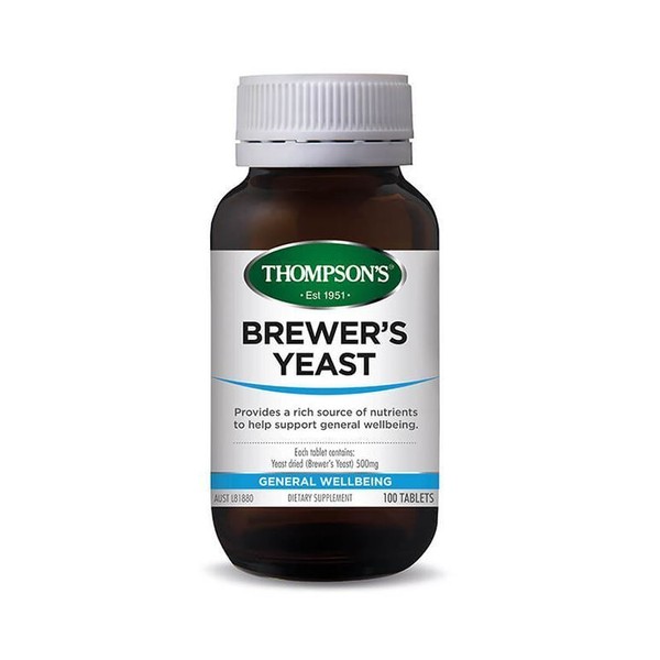 THOMPSONS Brewers Yeast 100 Tablets