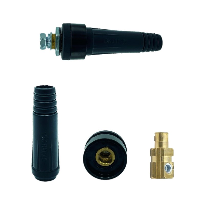 Set of 4 TIG Welding Cable Panel Connector Socket Set