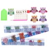 5PCS DIY Owl Diamond Painting Key Chain Acrylic Pendant Handmade