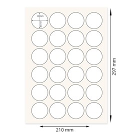 Schokoladenseite 48 x Stickers 40 mm Wedding Flower Seeds Grow Label 186401, Sticker Suitable for Wedding Guest Gift Christening Communion Birthday Party Gifts Presents