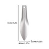 Backpacking Trowel, Portable Titanium Garden Shovel Ultralight Camping Trowel for