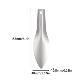 Backpacking Trowel, Portable Titanium Garden Shovel Ultralight Camping Trowel for Camping, Hiking, Backpacking, Gardening