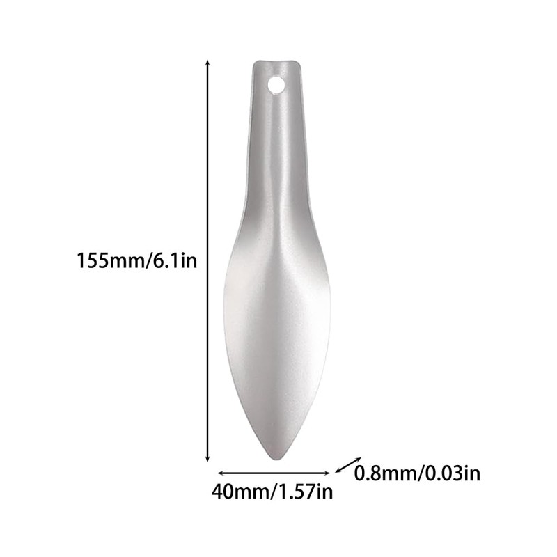 Backpacking Trowel, Portable Titanium Garden Shovel Ultralight Camping Trowel for