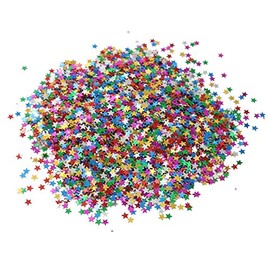 Huture Star Confetti Table Stars Confetti Metallic Foil Stars Glitter Sequins Glitter Metallic Foil Paper Confetti for Wedding Valentine's Day Birthday Decoration - 30 g / 1 oz