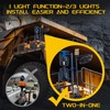 Adzoon 4 inch Strobe Lights for Trucks, Amber Warning Flashing