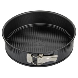 Zenker Springform mit Flachboden Perfect Black Ø 26 cm – Hochwertige Backform aus Stahlblech, Antihaftbeschichtet, Hitzebeständig bis +230 °C, Made in Germany