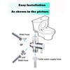 Walkinginrain Bidet T Adapter With Shut off Valve,3 Way T